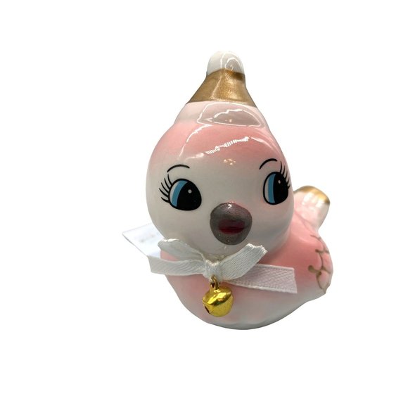 Target Retro Ceramic Pink Bird Wondershop Ornament 2022 - Picture 2 of 8